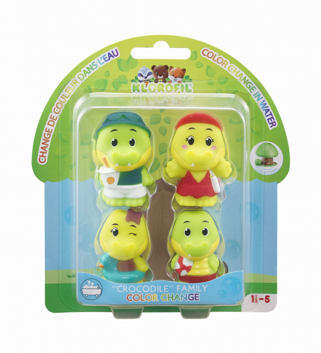 Familia Croco cu haine care isi schimba culoarea in apa [6]