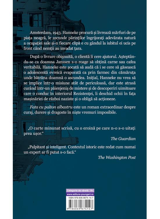 Fata Cu Palton Albastru, Monica Hesse - Editura Art [2]