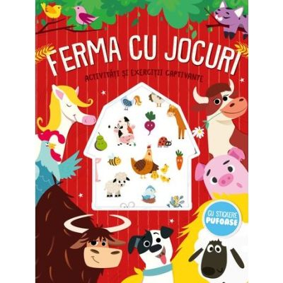 Ferma Cu Jocuri- Stickere Pufoase, - Editura Mimorello [1]