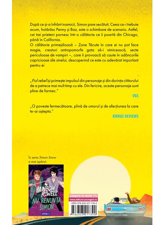 Fiul Rebel, Rainbow Rowell - Editura Art [2]