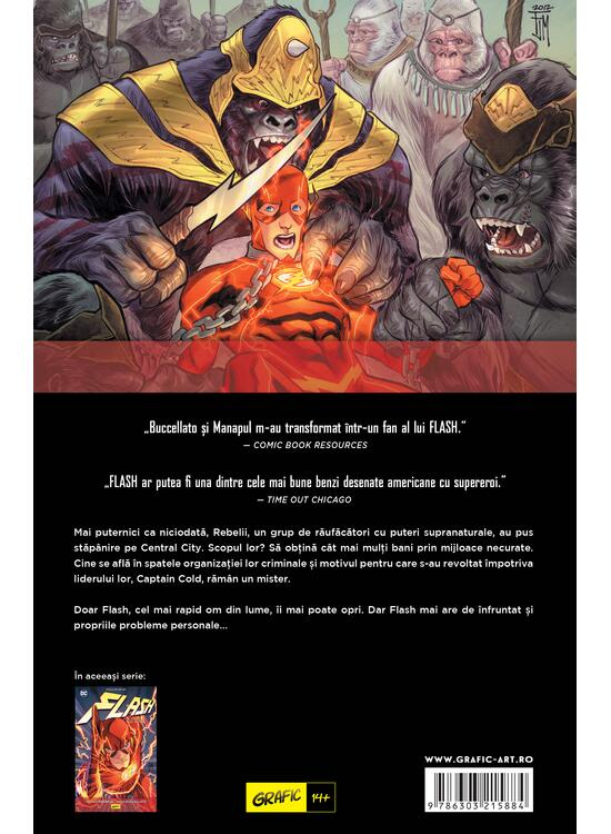 Flash 2. Revolutia Rebelilor, Brian Buccellato, Francis Manapul - Editura Art [2]