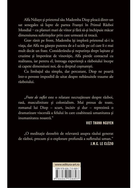 Frate De Suflet, David Diop - Editura Art [2]
