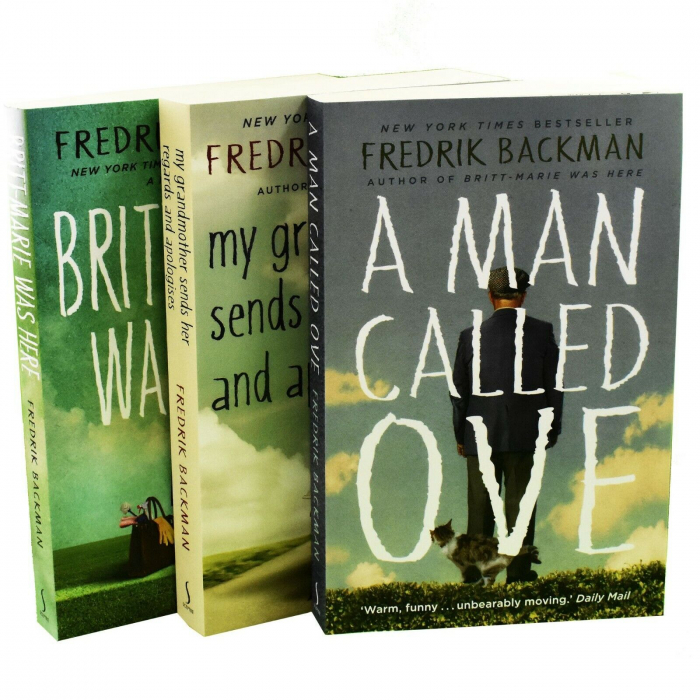 Fredrik Backman 3 Books Collection Set A Man Called Ove Britt-Marie Was Here My Grandmother Sends Her Regards, Fredrik Backman - Editura Sceptre [3]