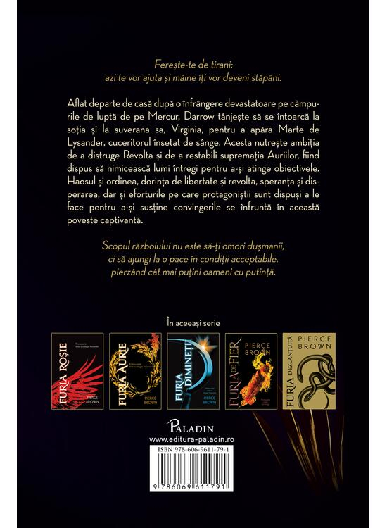 Furia Rosie #6.  Furia Renascuta, Pierce Brown - Editura Art [2]