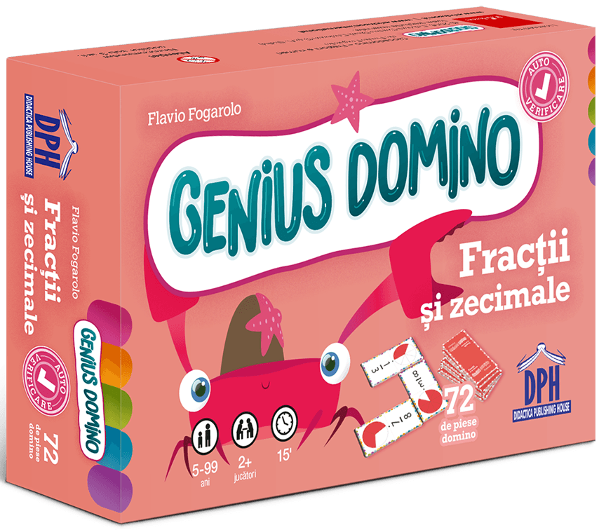 Genius Domino. Fractii Si Zecimale, Flavio Fogarolo - Editura DPH [1]