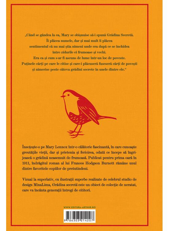 Gradina Secreta, Frances Hodgson Burnett - Editura Art [2]