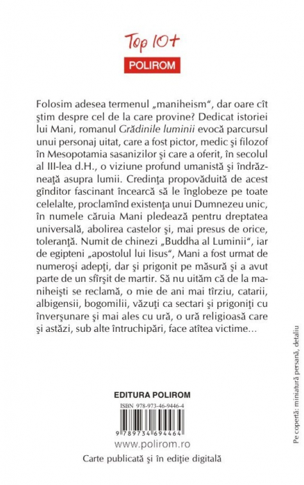 Gradinile Luminii Top 10+ Nr 642, Amin Maalouf - Editura Polirom [2]