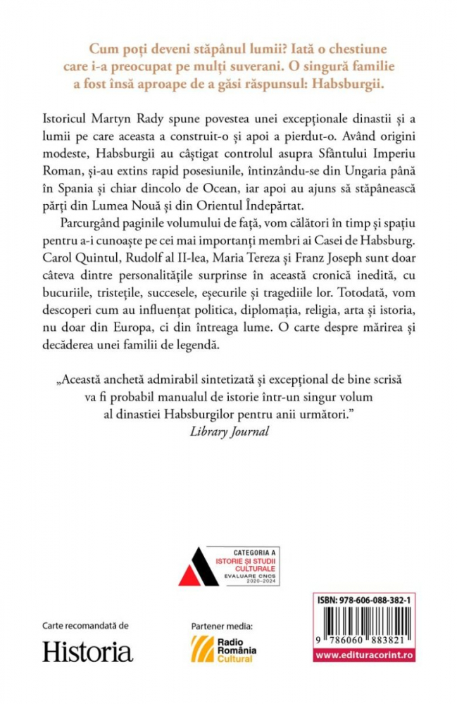 Habsburgii. Ambiția De A Stăpâni Lumea, Martyn Rady - Editura Corint [2]