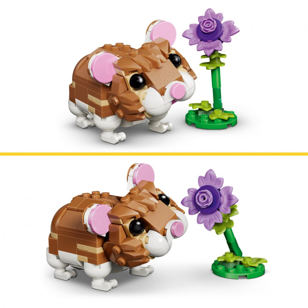 HAMSTER ADORABIL CU O FLOARE  LEGO31376 [3]