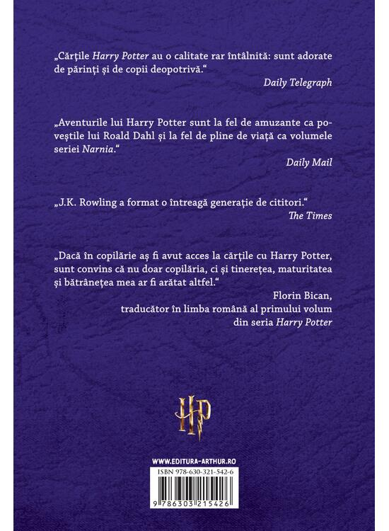 Harry Potter 1> ...Si Piatra Filosofala, J.K. Rowling - Editura Art [2]