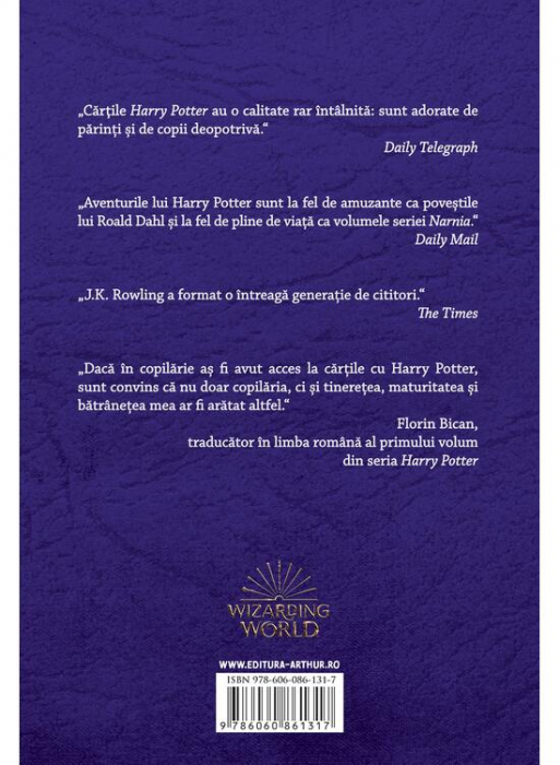 Harry Potter Și Piatra Filosofală (#1), J.K. Rowling - Editura Art [2]
