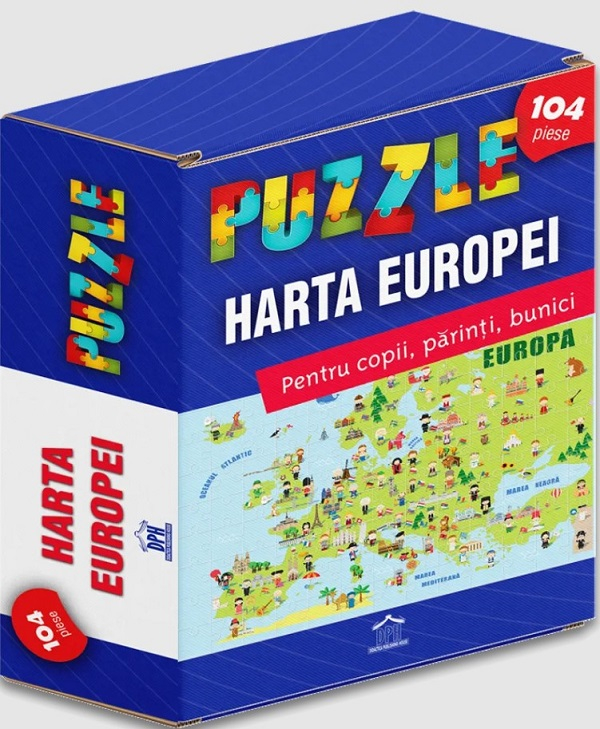 Harta Europei - Puzzle,  - Editura DPH [1]