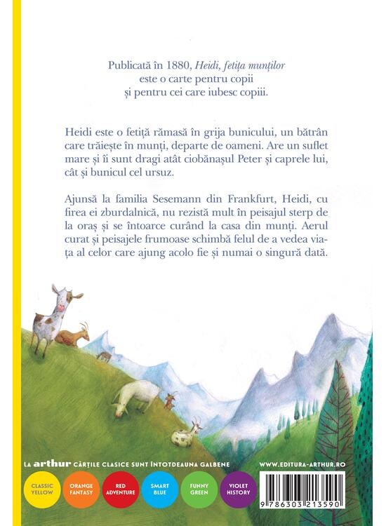 Heidi, Fetita Muntilor, Johanna Spyri - Editura Art [2]