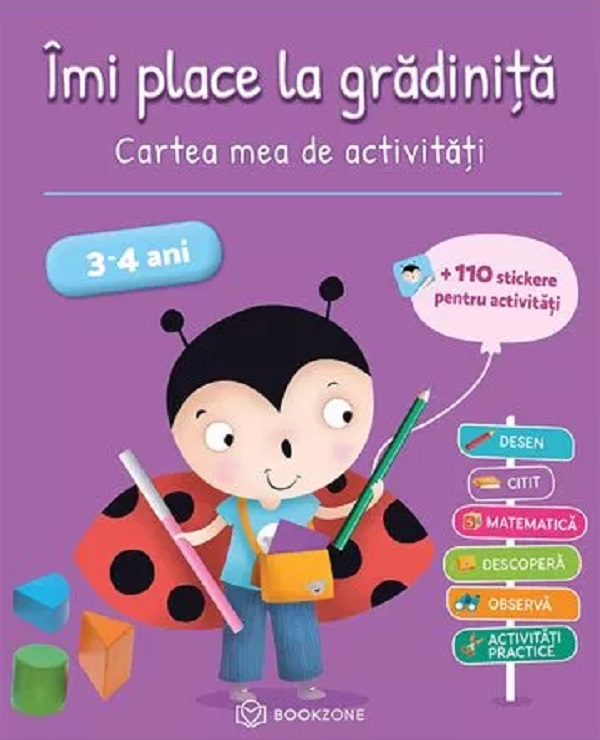 Imi Place La Gradinita 3-4 Ani, Francoise Kretz-Idas, Brigitte Salinas - Editura Bookzone [1]