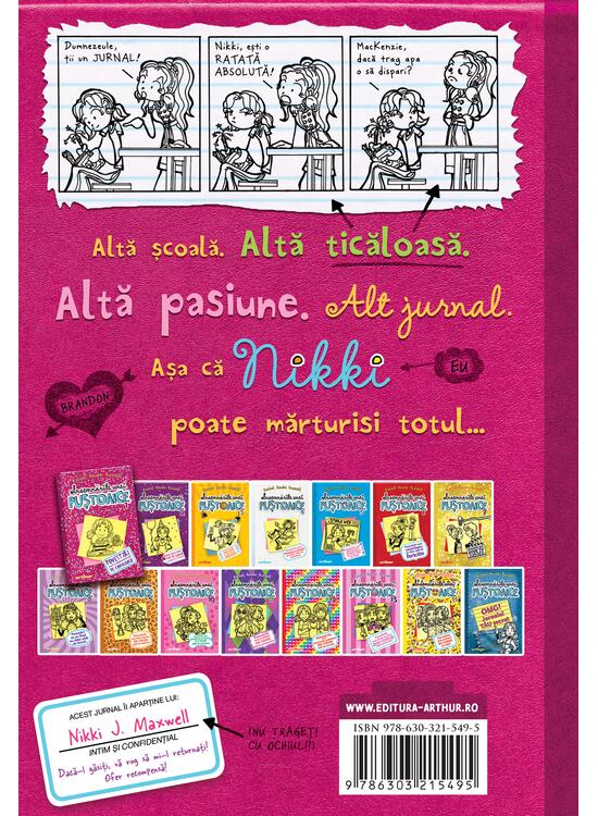 Insemnarile Unei Pustoaice  1. Povestiri Dintr-O Viata Nu Chiar Atat De Fabuloasa, Rachel Renée Russell - Editura Art [2]