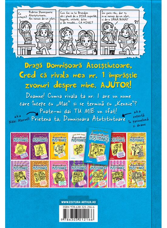 Insemnarile Unei Pustoaice  5. Povestirile Unei Domnisoare Atotstiutoare, Rachel Renée Russell - Editura Art [2]