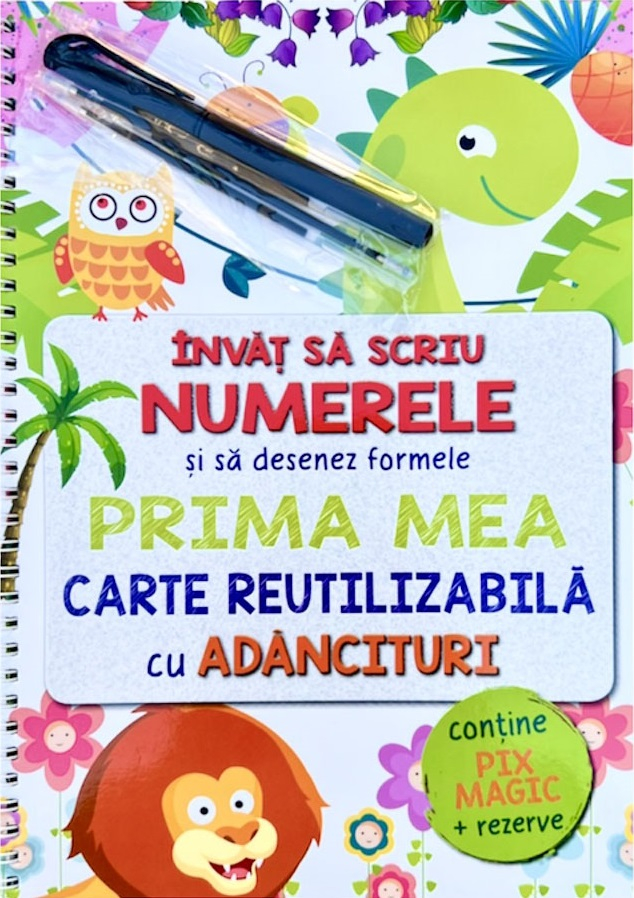 Invat Sa Scriu Numerele Si Sa Desenez Formele, - Editura Flamingo [1]
