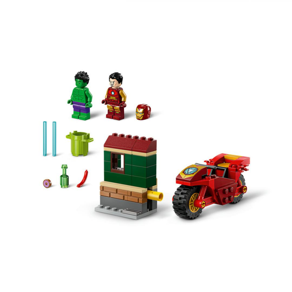 IRON MAN CU MOTOCICLETA&HULK, LEGO 76287 [6]