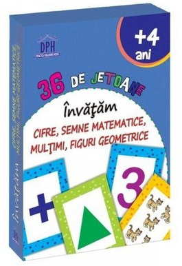Jetoane Invatam Cifre,Semne Matematice, Multimi, Figuri Geometrice,  - Editura DPH [1]