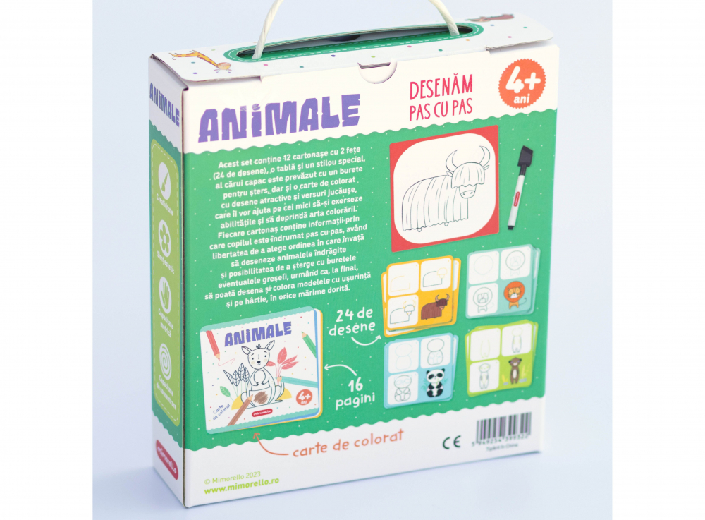 Joc Educativ Mimorello - Animale - Desenăm Pas Cu Pas, - Editura Mimorello [2]