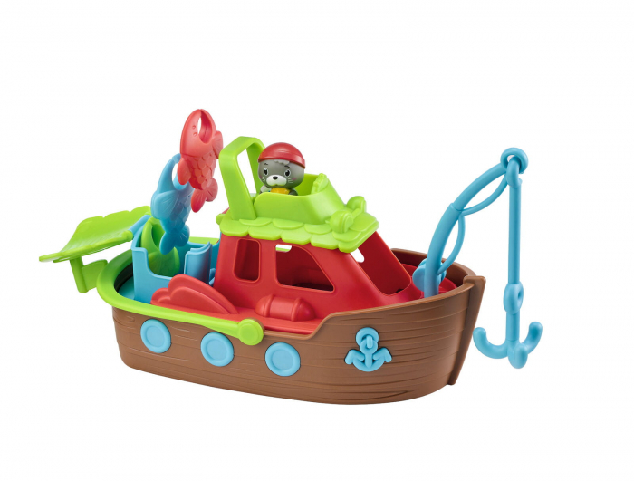 Jucarie 3 in 1 - Barcute pentru baie cu figurina Morsa [4]