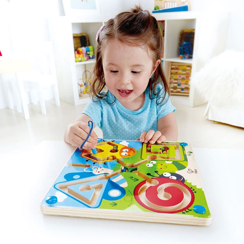 Jucarie Din Lemn - Labirint Magnetic Insecte [2]