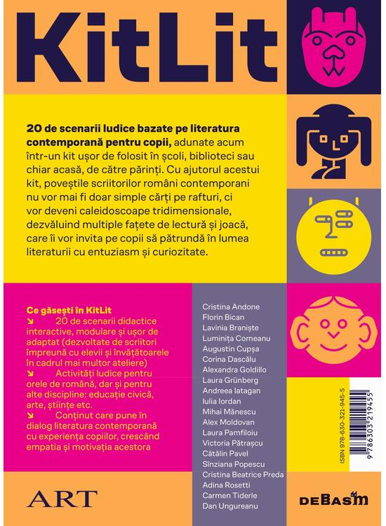 Kitlit: Scenarii Ludice Inspirate De Literatura Contemporana Pentru Copii,   - Editura Art [2]