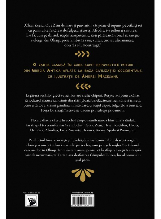 Legendele Olimpului #1.  Zeii , Alexandru Mitru - Editura Art [2]
