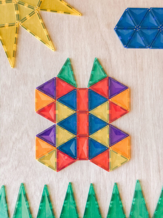 Magnetic Tiles Set constructie magnetic, 62 piese, set de baza [5]