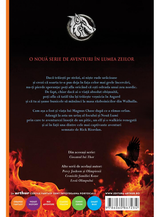 Magnus Chase 1. Sabia Verii, Rick Riordan - Editura Art [2]