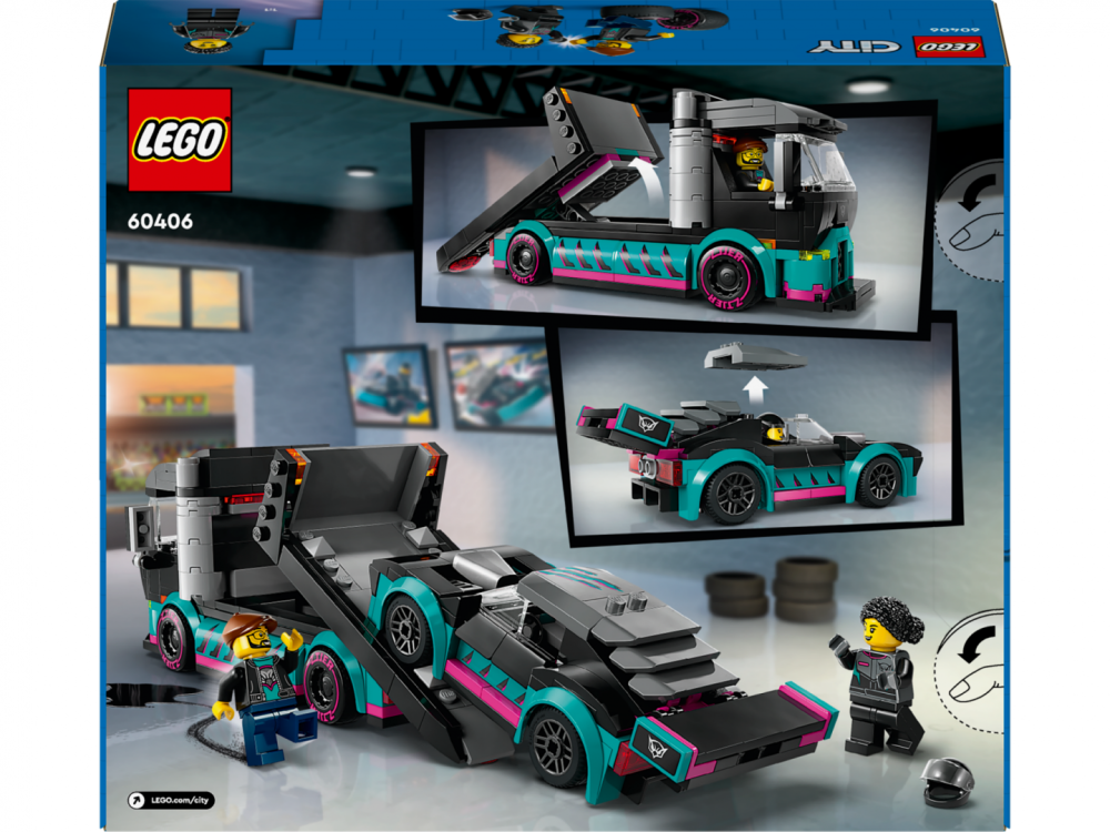 MASINA CURSE&CAMION TRANSP.LEGO 60406 [6]