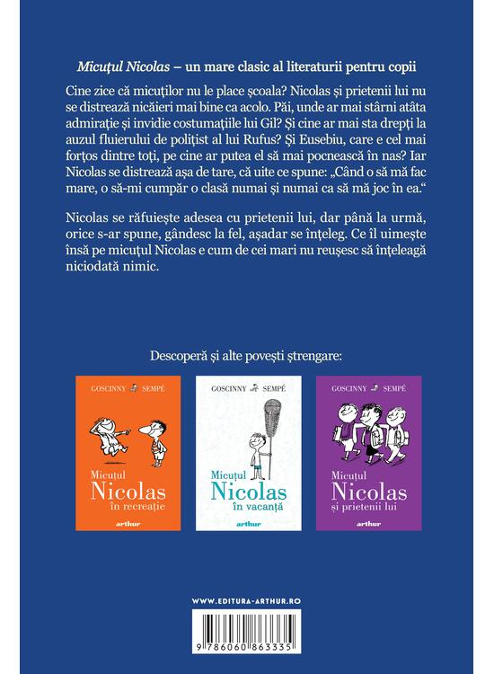 Micutul Nicolas #1, Rene Goscinny - Editura Art [2]