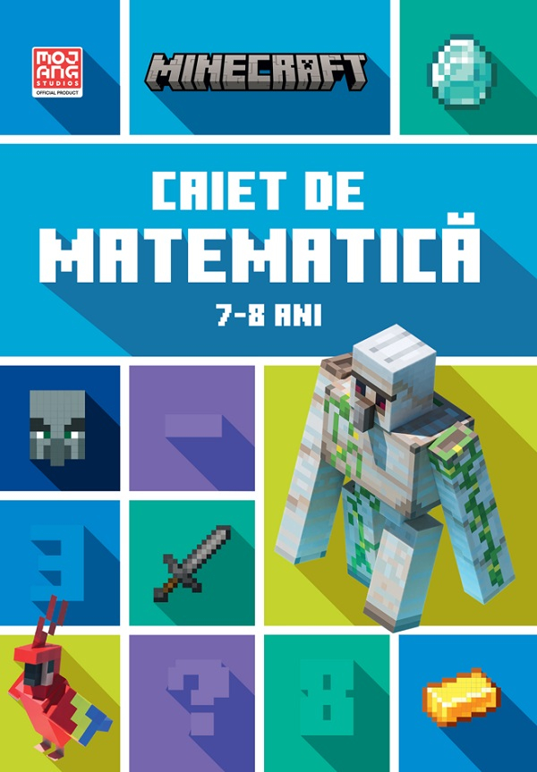 Minecraft - Caiet De Matematica 7-8 Ani, Dan Lipscombe, Brad Thompson - Editura DPH [1]