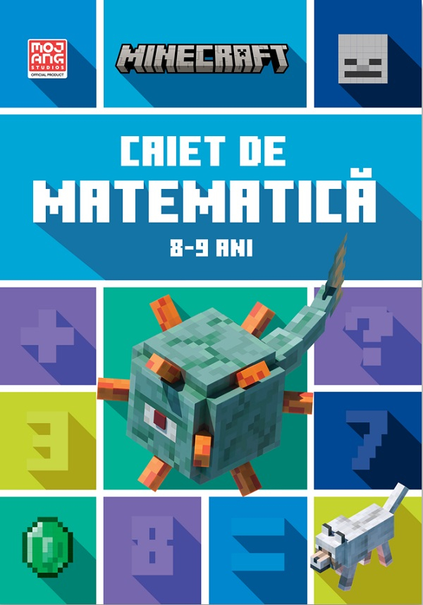 Minecraft - Caiet De Matematica 8-9 Ani, Dan Lipscombe, Brad Thompson - Editura DPH [1]