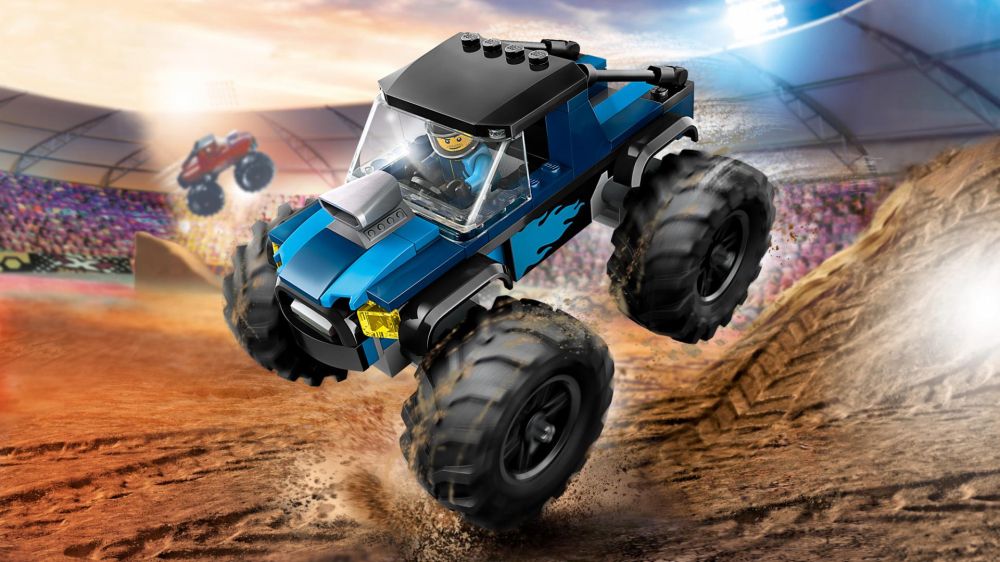 MONSTER TRUCK ALBASTRU, LEGO 60402 [3]