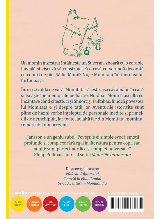 Moomin 3> Momitata Isi Scrie Memoriile, Tove Jansson - Editura Art [2]
