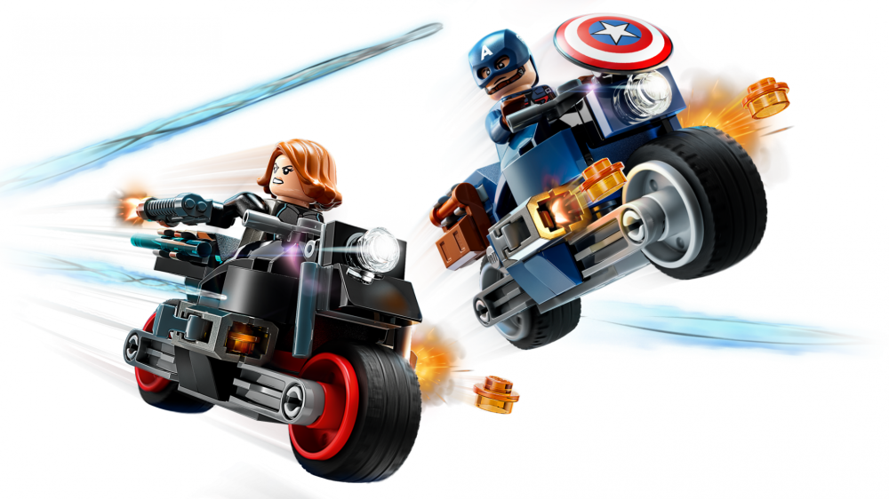 MOTO.BLACK WIDOW&C. AMERICA, LEGO 76260 [5]