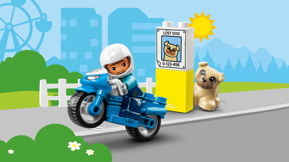 MOTOCICLETA DE POLITIE, LEGO 10967 [6]