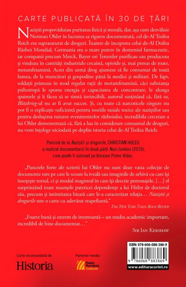 Naziștii Și Drogurile. Senzații Tari În Al Treilea Reich, Norman Ohler - Editura Corint [2]