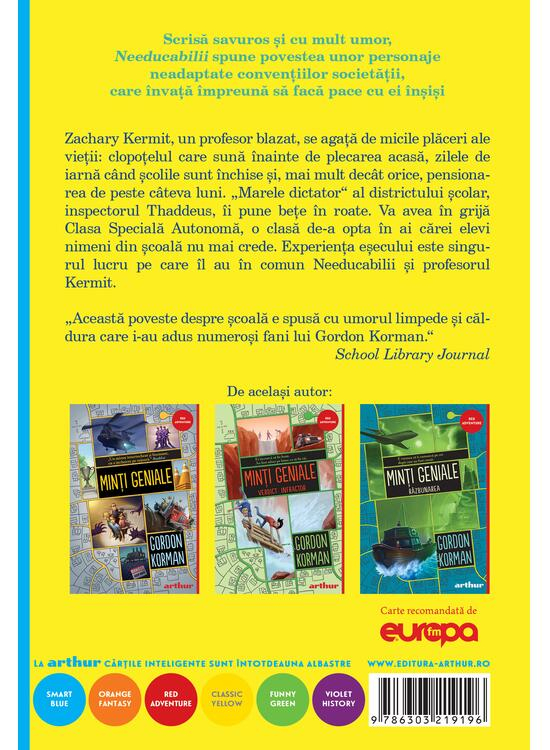 Needucabilii, Gordon Korman - Editura Art [2]