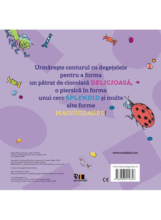 O Carte Magicozaura. Forme. Urmareste Conturul!, Roald Dahl - Editura Art [2]