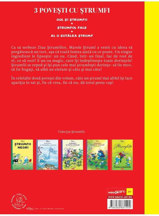 Oul Si Strumfii. Strumful Fals Si Al O Sutalea Strumf, Pierre Culliford Peyo , Yvan Delporte - Editura Art [2]