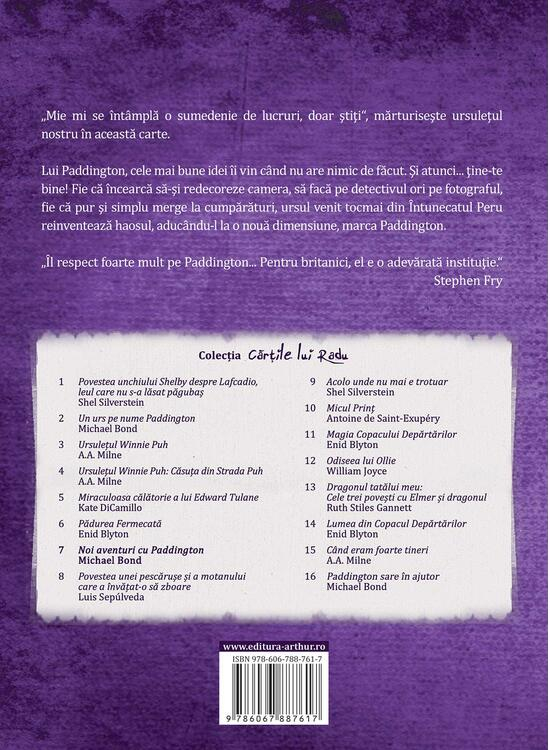 Paddington #2:  Noi Aventuri Cu Paddington, Michael Bond - Editura Art [2]