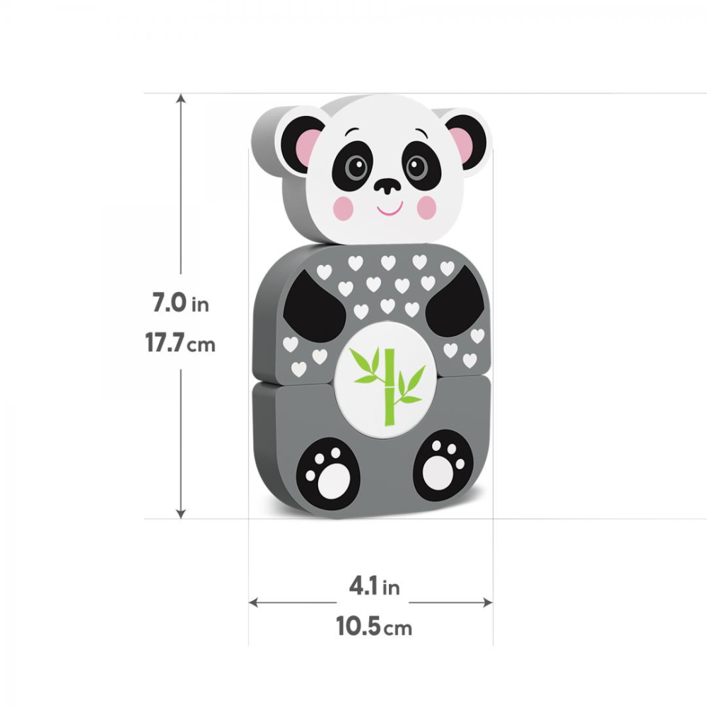 PANDA ȘI PRIETENII SAI, JUCARIE LEMN [4]