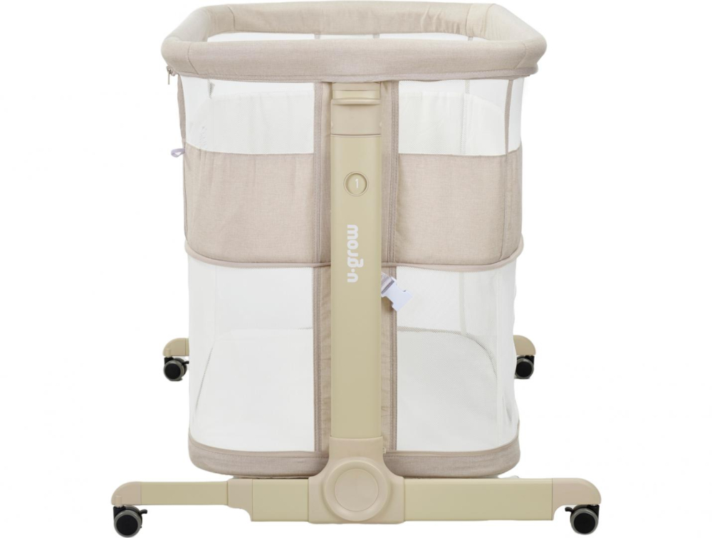 Patut 2 in 1, co-sleeper si tarc de joaca, bej, U-Grow [5]