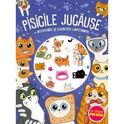 Pisicile Jucause- Stickere Pufoase, - Editura Mimorello [1]