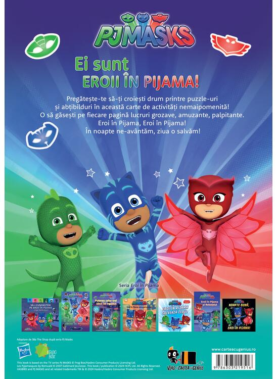 Pjmasks: Ei Sunt Eroii In Pijama!,   - Editura Art [2]