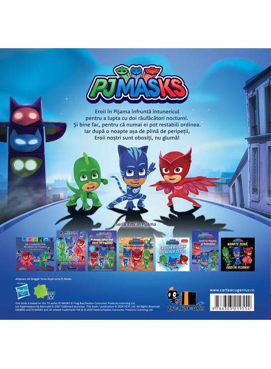 Pjmasks: Noapte Buna, Eroi In Pijama!,  - Editura Art [2]