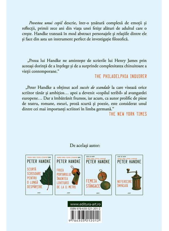 Povestea Unui Copil, Peter Handke - Editura Art [2]