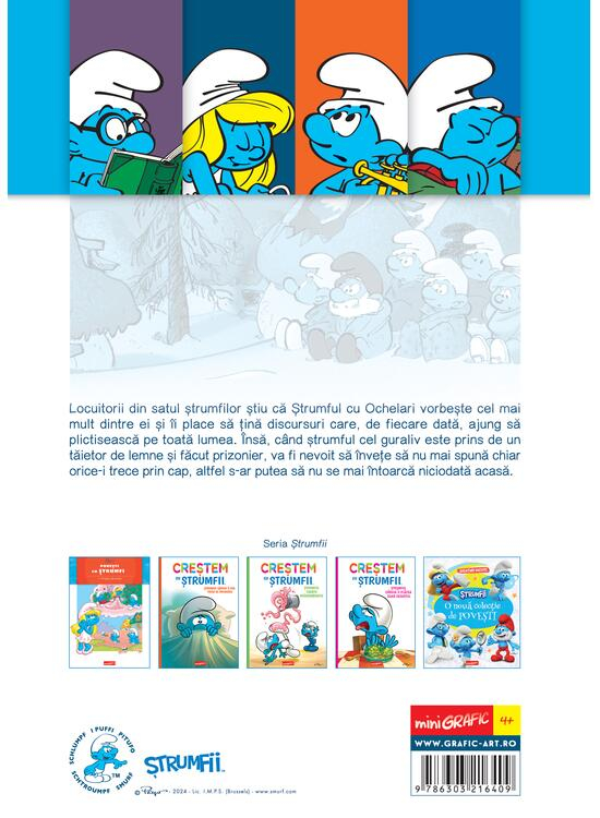 Povesti Cu Strumfi #2.  Esti Prea Guraliv, Strumfule Cu Ochelari!, Alain Jost, Thierry Culliford - Editura Art [2]